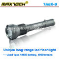 Maxtoch-TA6X-9 neue Design LED taktische Taschenlampe 18650